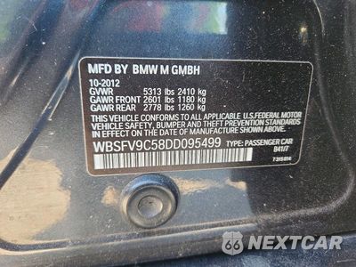 Zdjęcie 12 z 12 samochodu: 2013 BMW M5 BASE/M5 COMPETITION VIN:WBSFV9C58DD095499 - miniatura
