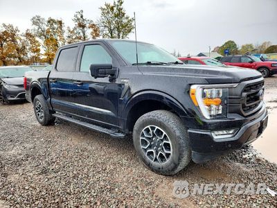 Czwarte zdjęcie samochodu z boku: 2023 FORD F150 SUPERCREW VIN:1FTEW1EP6PKF27779 - miniatura