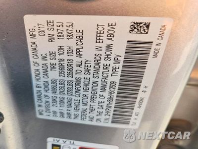 Zdjęcie 12 z 12 samochodu: 2017 HONDA CR-V EXL VIN:2HKRW1H88HH512609 - miniatura
