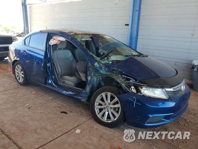 Czwarte zdjęcie samochodu z boku: 2012 HONDA CIVIC EXL VIN:2HGFB2F91CH502720 - miniatura