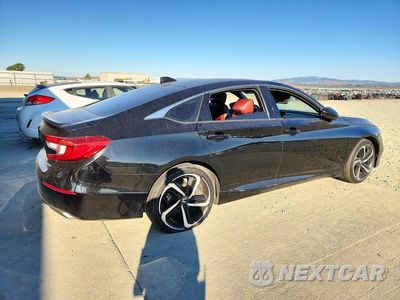 Trzecie zdjęcie samochodu z tyłu: 2020 HONDA ACCORD SPORT VIN:1HGCV1F35LA085732 - miniatura