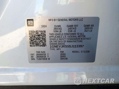 Zdjęcie 13 z 13 samochodu: 2025 CHEVROLET TRAVERSE Z71 VIN:1GNEVJRS5SJ113397 - miniatura