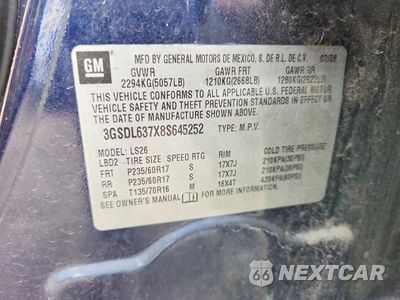 Zdjęcie 14 z 14 samochodu: 2008 SATURN VUE XR VIN:3GSDL637X8S645252 - miniatura