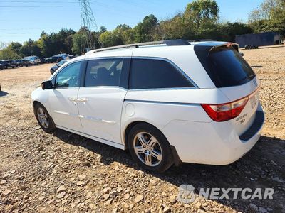 Drugie zdjęcie samochodu z przodu: 2011 HONDA ODYSSEY TOURING VIN:5FNRL5H99BB072981 - miniatura