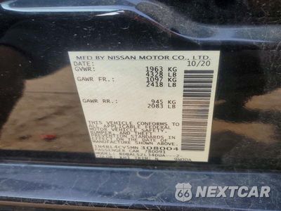 Zdjęcie 12 z 12 samochodu: 2021 NISSAN ALTIMA SR VIN:1N4BL4CV5MN308004 - miniatura
