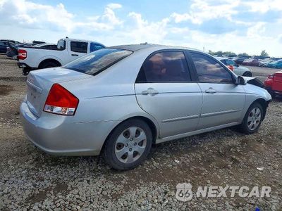 Trzecie zdjęcie samochodu z tyłu: 2009 KIA SPECTRA LX VIN:KNAFE221995624986 - miniatura