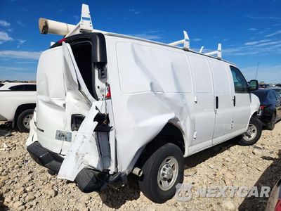 Trzecie zdjęcie samochodu z tyłu: 2023 CHEVROLET EXPRESS G2500 VIN:1GCWGAFP6P1219212 - miniatura