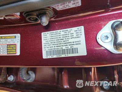 Zdjęcie 13 z 13 samochodu: 2018 HONDA CR-V EXL VIN:7FARW1H87JE011736 - miniatura