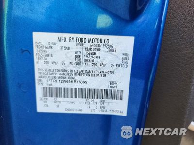 Zdjęcie 12 z 12 samochodu: 2009 FORD F150 VIN:1FTRF12W69KB16365 - miniatura