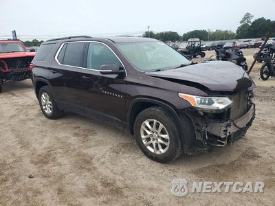 Czwarte zdjęcie samochodu z boku: 2020 CHEVROLET TRAVERSE LT VIN:1GNERGKW1LJ318205 - miniatura