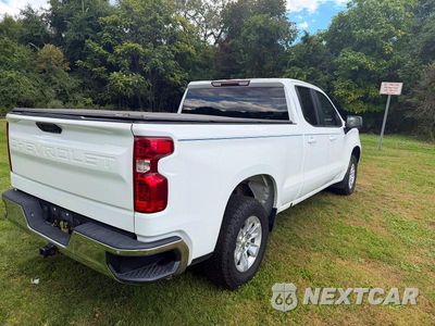 Trzecie zdjęcie samochodu z tyłu: 2022 CHEVROLET SILVERADO K1500 LT VIN:1GCVDDET3NZ612877 - miniatura
