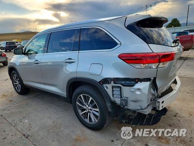 Drugie zdjęcie samochodu z przodu: 2019 TOYOTA HIGHLANDER XLE VIN:5TDJZRFH0KS948975 - miniatura
