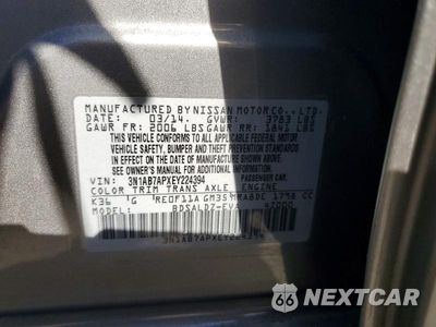 Zdjęcie 12 z 12 samochodu: 2014 NISSAN SENTRA SV VIN:3N1AB7APXEY224394 - miniatura