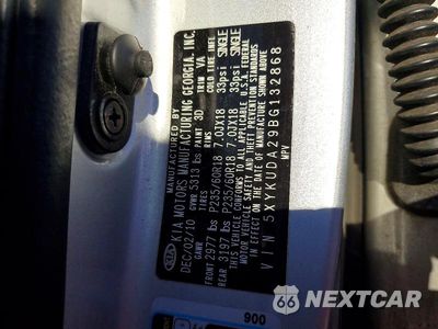 Zdjęcie 13 z 13 samochodu: 2011 KIA SORENTO EX VIN:5XYKUDA29BG132868 - miniatura