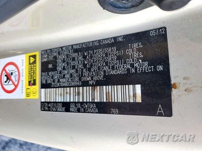 Zdjęcie 13 z 13 samochodu: 2013 LEXUS RX 350 VIN:2T2ZK1BA8DC089949 - miniatura