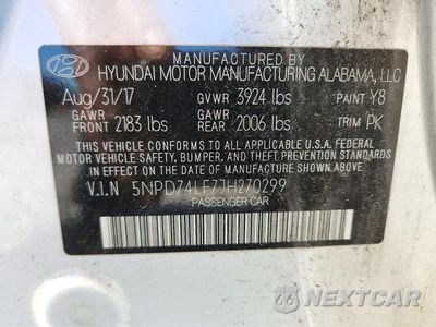 Zdjęcie 12 z 12 samochodu: 2018 HYUNDAI ELANTRA SE VIN:5NPD74LF7JH270299 - miniatura