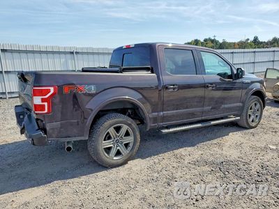 Trzecie zdjęcie samochodu z tyłu: 2018 FORD F150 SUPERCREW VIN:1FTEW1EG7JFA28165 - miniatura