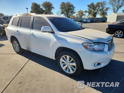 Czwarte zdjęcie samochodu z boku: 2010 TOYOTA HIGHLANDER HYBRID LIMITED VIN:JTEJW3EHXA2041434 - miniatura