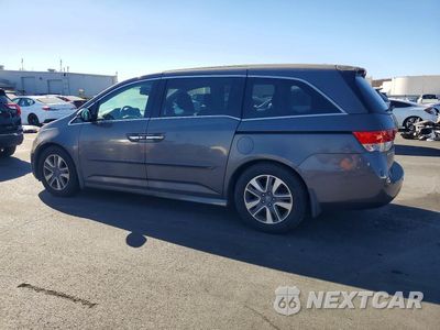 Drugie zdjęcie samochodu z przodu: 2014 HONDA ODYSSEY TOURING VIN:5FNRL5H90EB061310 - miniatura
