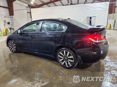 Drugie zdjęcie samochodu z przodu: 2014 HONDA CIVIC EXL VIN:19XFB2F90EE212921 - miniatura