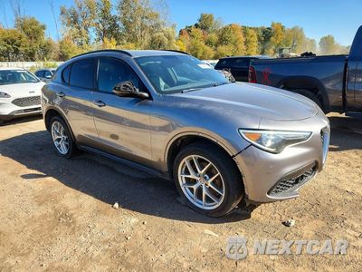 Czwarte zdjęcie samochodu z boku: 2018 ALFA ROMEO STELVIO TI SPORT VIN:ZASFAKNN8J7B79752 - miniatura