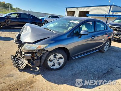 2013 HONDA CIVIC LX 19XFB2F50DE001374 - główne zdjęcie licytacji z USA - miniatura