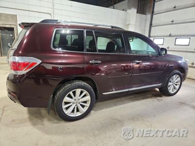 Trzecie zdjęcie samochodu z tyłu: 2012 TOYOTA HIGHLANDER HYBRID LIMITED VIN:JTEDC3EH7C2006701 - miniatura