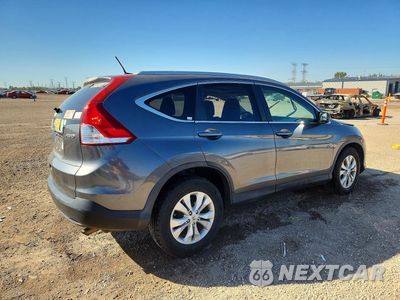 Trzecie zdjęcie samochodu z tyłu: 2014 HONDA CR-V EXL VIN:5J6RM4H71EL031987 - miniatura