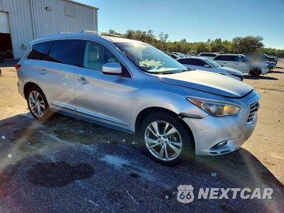 Czwarte zdjęcie samochodu z boku: 2013 INFINITI JX35 BASE VIN:5N1AL0MM9DC341745 - miniatura