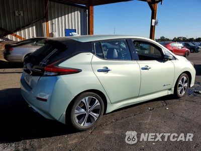 Trzecie zdjęcie samochodu z tyłu: 2018 NISSAN LEAF SL VIN:1N4AZ1CP3JC311162 - miniatura