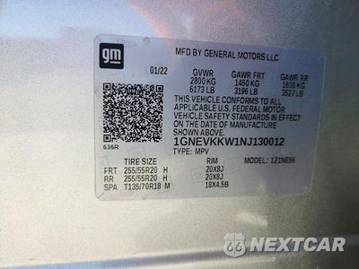Zdjęcie 14 z 14 samochodu: 2022 CHEVROLET TRAVERSE PREMIER VIN:1GNEVKKW1NJ130012 - miniatura