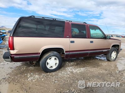 Trzecie zdjęcie samochodu z tyłu: 1994 GMC SUBURBAN K1500 VIN:1GKFK16K4RJ767882 - miniatura