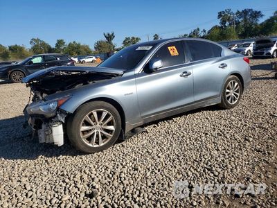 2014 INFINITI Q50 HYBRID PREMIUM JN1AV7AR5EM702071 - główne zdjęcie licytacji z USA - miniatura