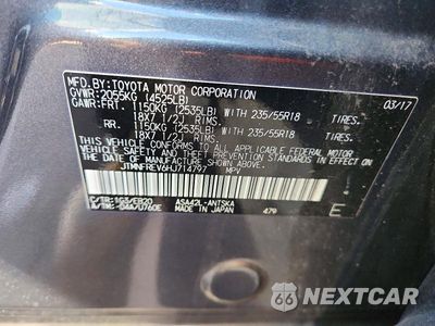 Zdjęcie 13 z 13 samochodu: 2017 TOYOTA RAV4 SE VIN:JTMNFREV6HJ714797 - miniatura