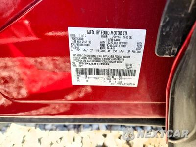 Zdjęcie 13 z 13 samochodu: 2015 FORD EDGE SEL VIN:2FMTK4J83FBC19699 - miniatura