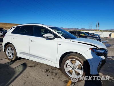 Czwarte zdjęcie samochodu z boku: 2024 AUDI Q4 E-TRON PREMIUM VIN:WA1KUBFZ8RP036533 - miniatura