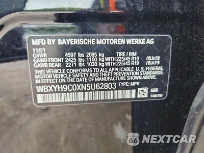 Zdjęcie 13 z 13 samochodu: 2022 BMW X2 SDRIVE28I VIN:WBXYH9C0XN5U62803 - miniatura
