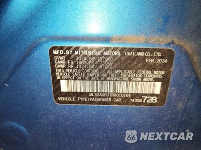 Zdjęcie 13 z 13 samochodu: 2024 MITSUBISHI MIRAGE VIN:ML32AUHJ7RH010164 - miniatura