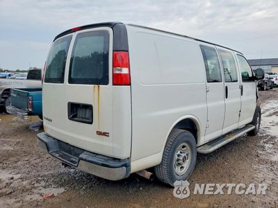 Trzecie zdjęcie samochodu z tyłu: 2019 GMC SAVANA 2500 CARGO DELIVERY VAN VIN:1GTW7AFG1K1314575 - miniatura