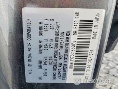 Zdjęcie 13 z 13 samochodu: 2012 MAZDA 3 I VIN:JM1BL1V76C1656052 - miniatura