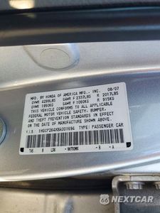 Zdjęcie 12 z 12 samochodu: 2008 HONDA ACCORD LXP VIN:1HGCP264X8A001694 - miniatura