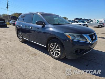Czwarte zdjęcie samochodu z boku: 2014 NISSAN PATHFINDER S VIN:5N1AR2MN0EC726650 - miniatura