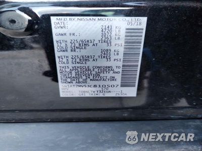 Zdjęcie 13 z 13 samochodu: 2018 NISSAN ROGUE SV VIN:5N1AT2MV5JC810507 - miniatura
