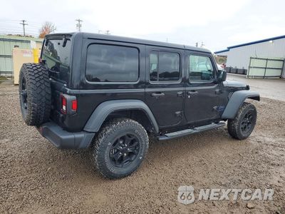 Trzecie zdjęcie samochodu z tyłu: 2023 JEEP WRANGLER 4XE VIN:1C4JJXN6XPW592098 - miniatura