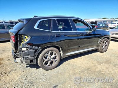 Trzecie zdjęcie samochodu z tyłu: 2021 BMW X3 SDRIVE30I VIN:5UXTY3C00M9D79863 - miniatura