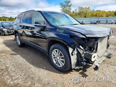 Czwarte zdjęcie samochodu z boku: 2023 CHEVROLET TRAVERSE LT VIN:1GNEVHKW8PJ165071 - miniatura