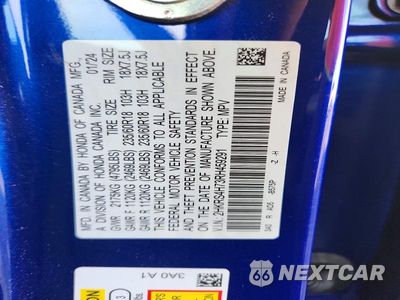 Zdjęcie 13 z 13 samochodu: 2024 HONDA CR-V EXL VIN:2HKRS4H73RH459291 - miniatura