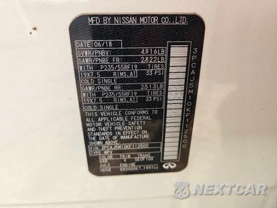 Zdjęcie 14 z 14 samochodu: 2019 INFINITI QX50 ESSENTIAL VIN:3PCAJ5M10KF112500 - miniatura