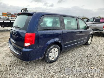 Trzecie zdjęcie samochodu z tyłu: 2013 DODGE GRAND CARAVAN SE VIN:2C4RDGBG9DR542711 - miniatura