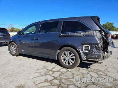 Drugie zdjęcie samochodu z przodu: 2017 HONDA ODYSSEY EXL VIN:5FNRL5H60HB007810 - miniatura